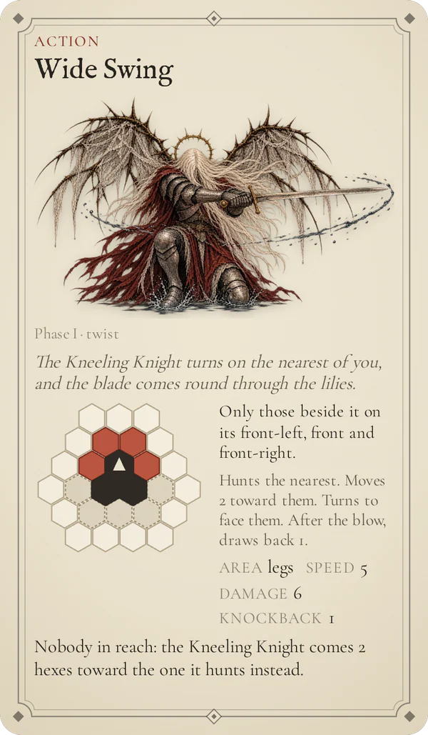 The action card Wide Swing.