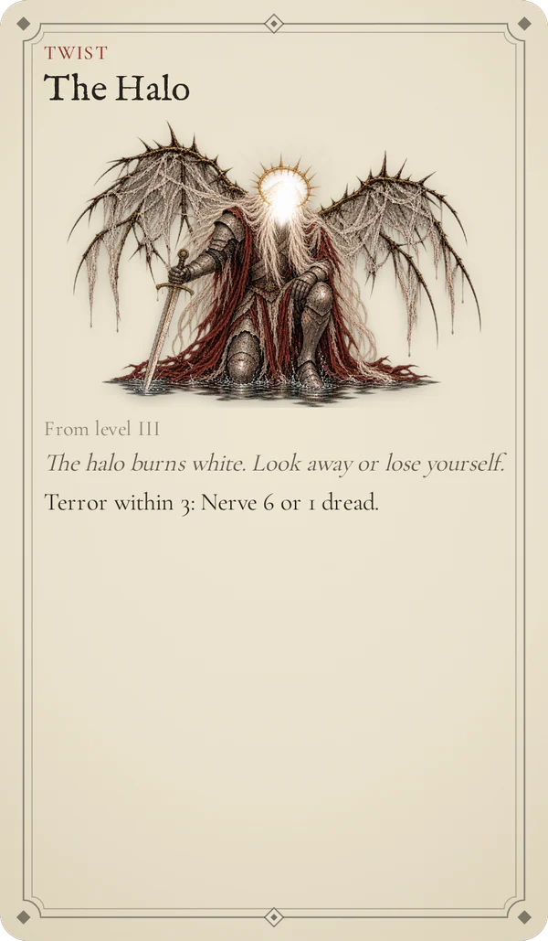 The twist card The Halo.